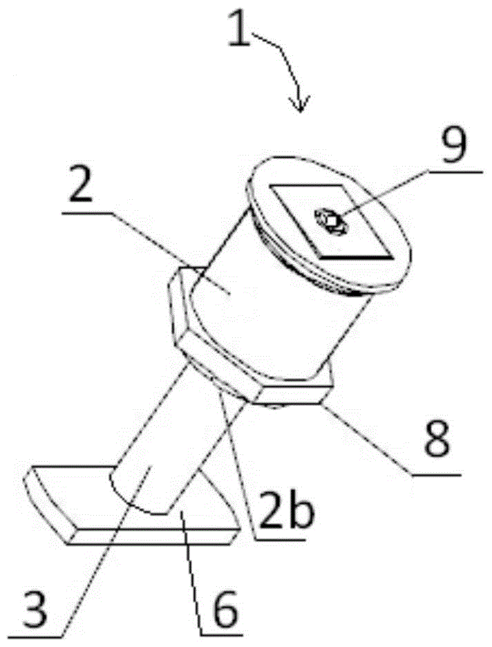 A front panel with a locking device