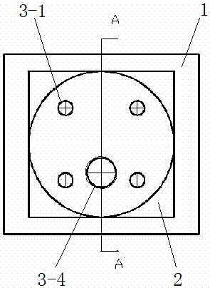 Vortex street meter body structure for small-aperture pipeline flow measurement