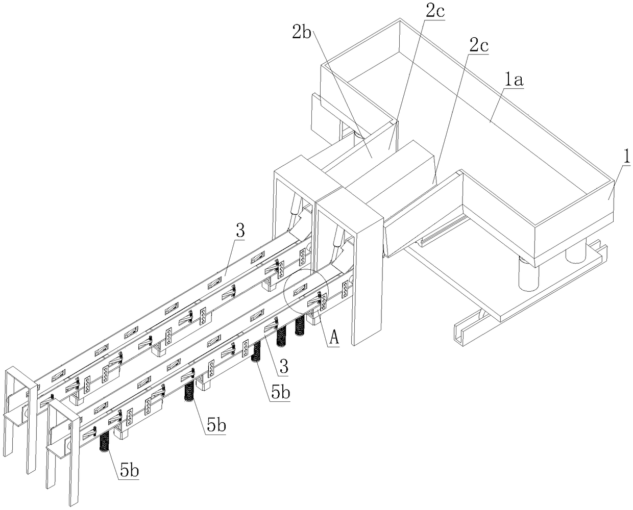 Apple sorting device