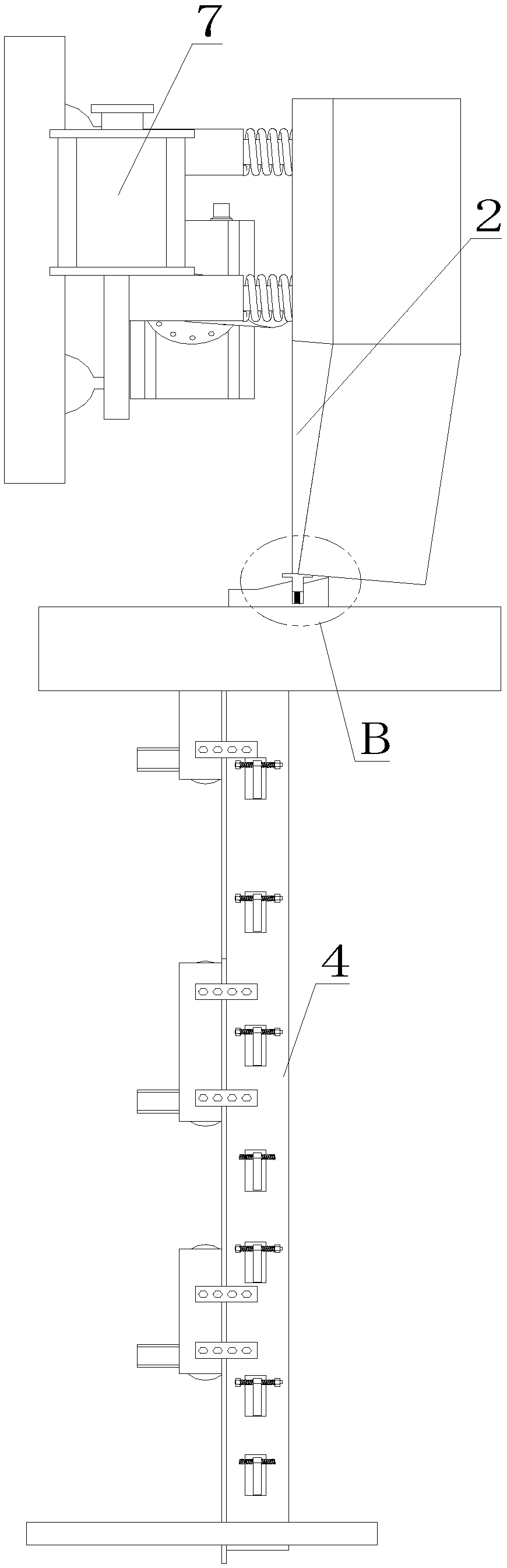 Apple sorting device