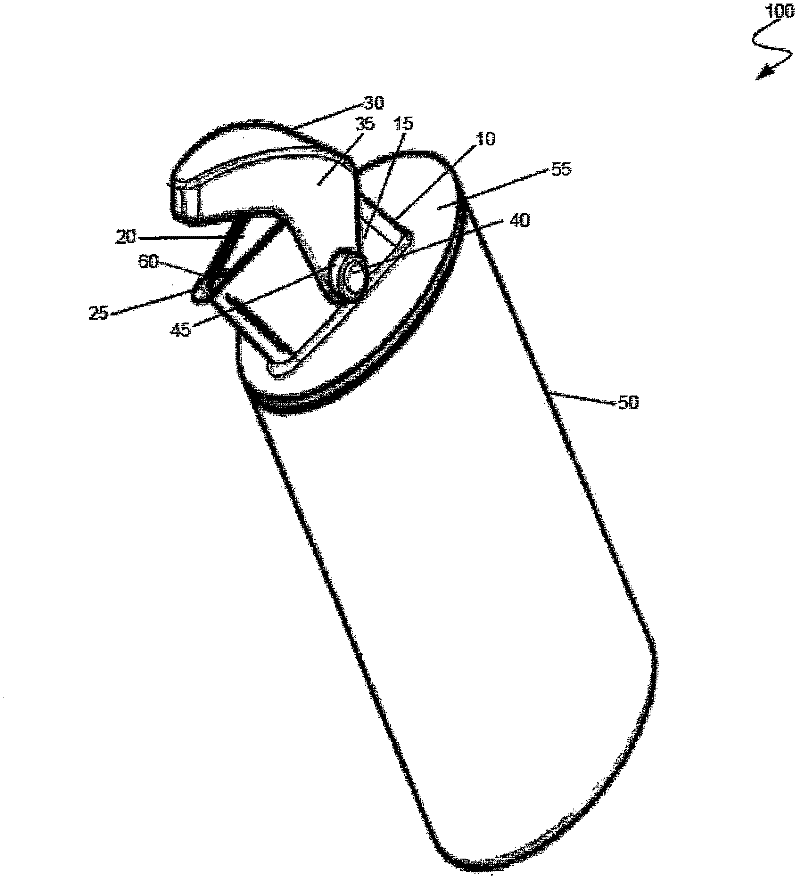 swing lid device