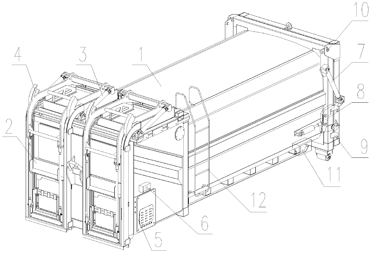 Kitchen waste transfer tank