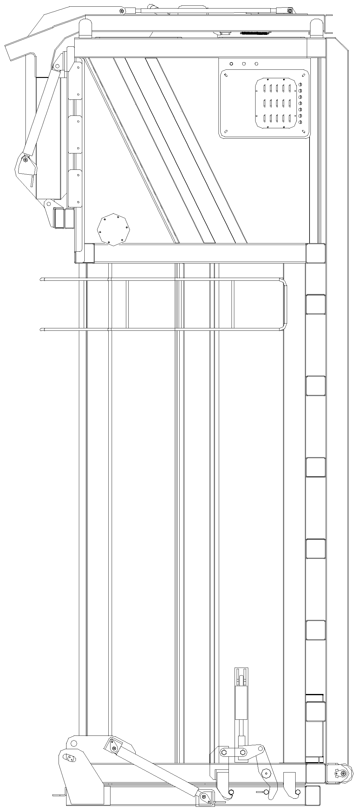 Kitchen waste transfer tank