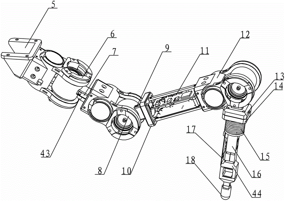 An Integrated Modular Leg System for Hexapod Robots