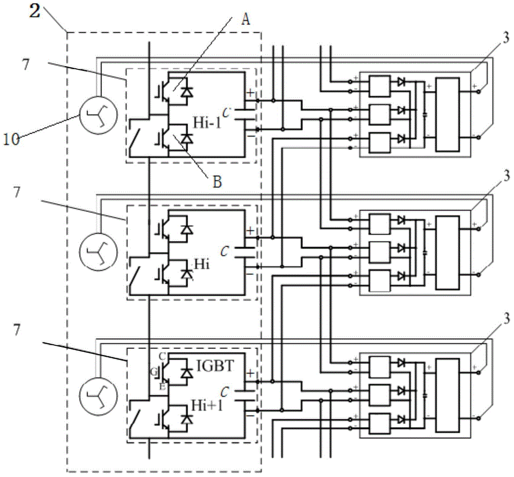 MMC type high voltage DC power transmission (HVDC) DC side power supply system