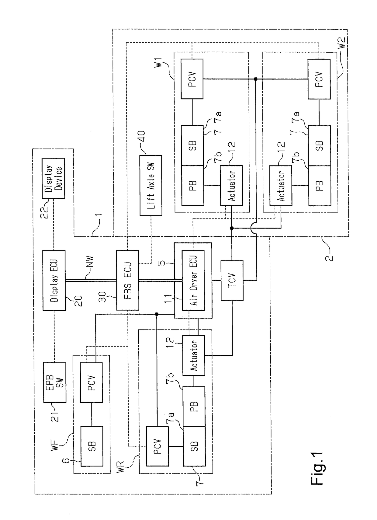 Brake system and brake control method