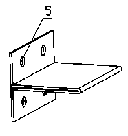 Remote controller battery bin cloth strip mounting device and mounting method thereof