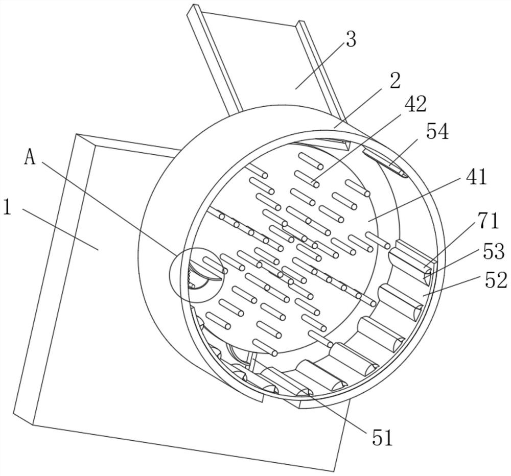 Sample crushing and mixing device for food detection