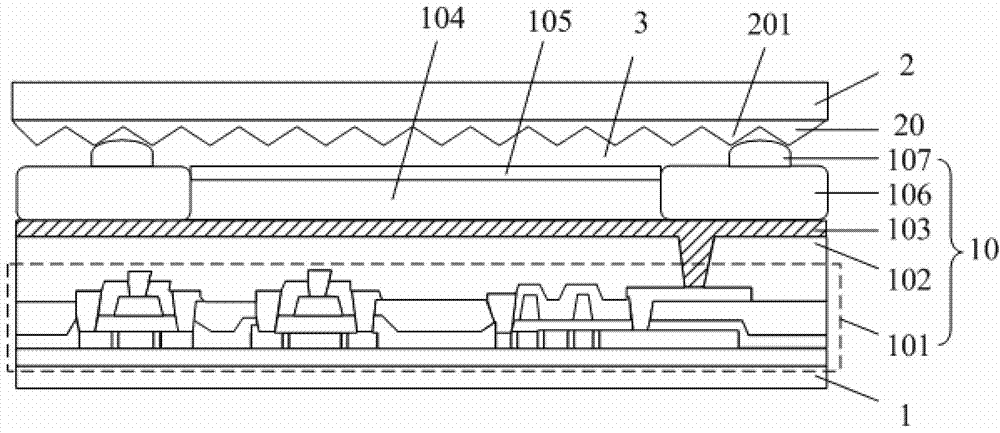 Organic light-emitting diode display panel and forming method thereof