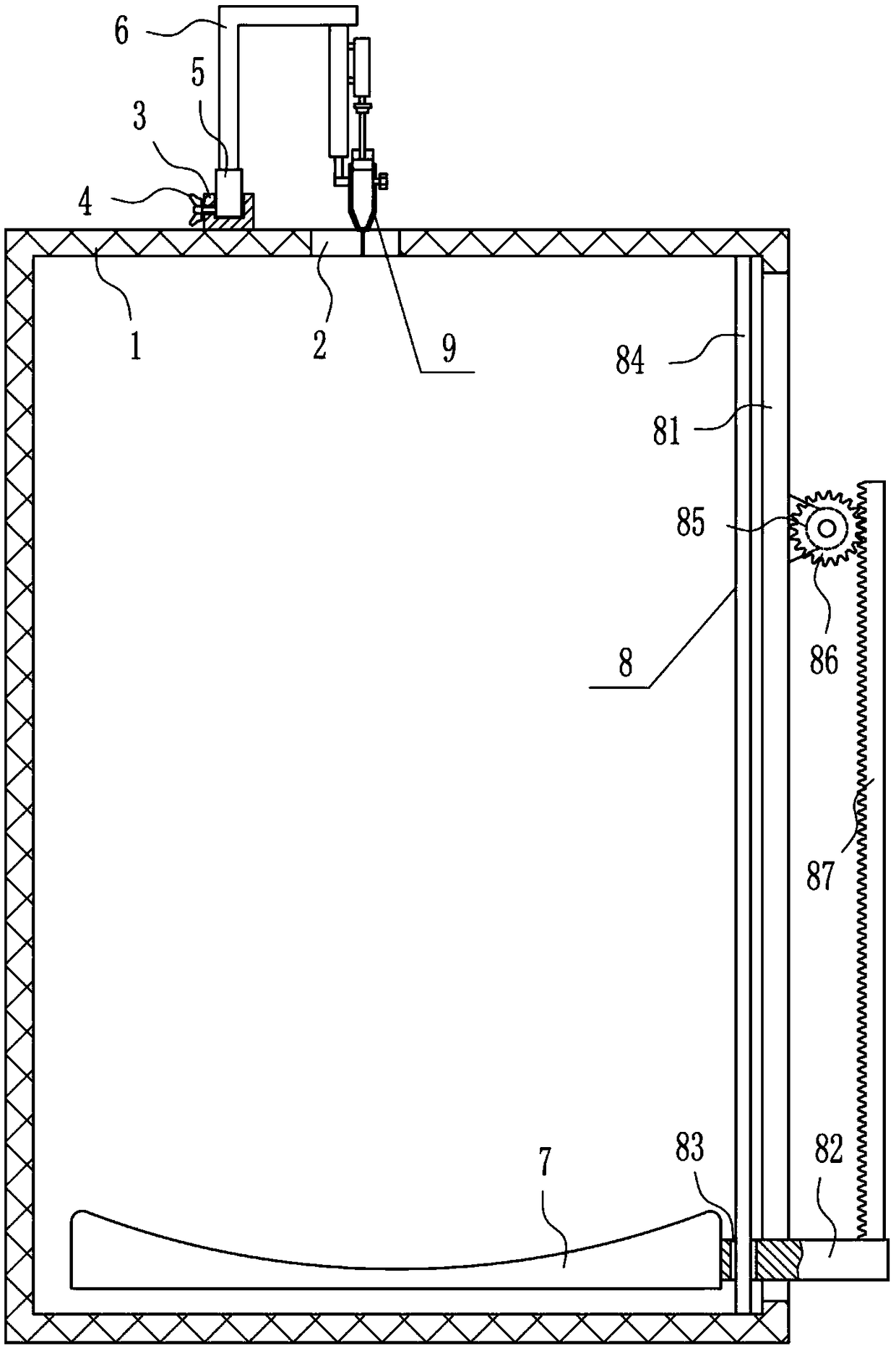 Anaesthetizing auxiliary device for veterinary surgery