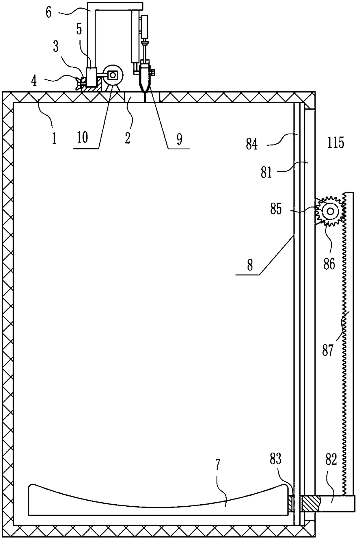 Anaesthetizing auxiliary device for veterinary surgery