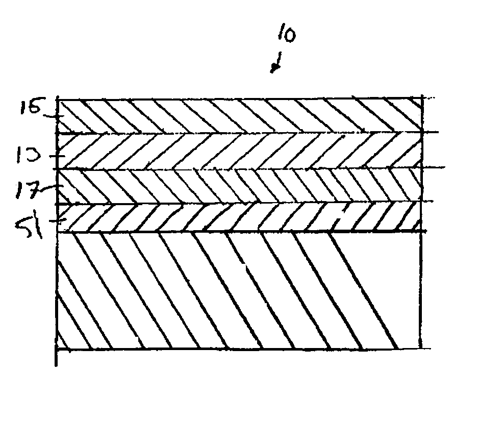 Thin 7YSZ, interfacial layer as cyclic durability (spallation) life enhancement for low conductivity TBCs