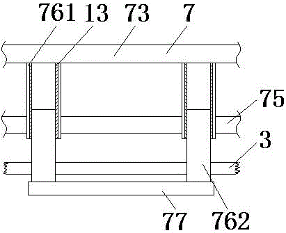 Rubber hammer with extensible handle