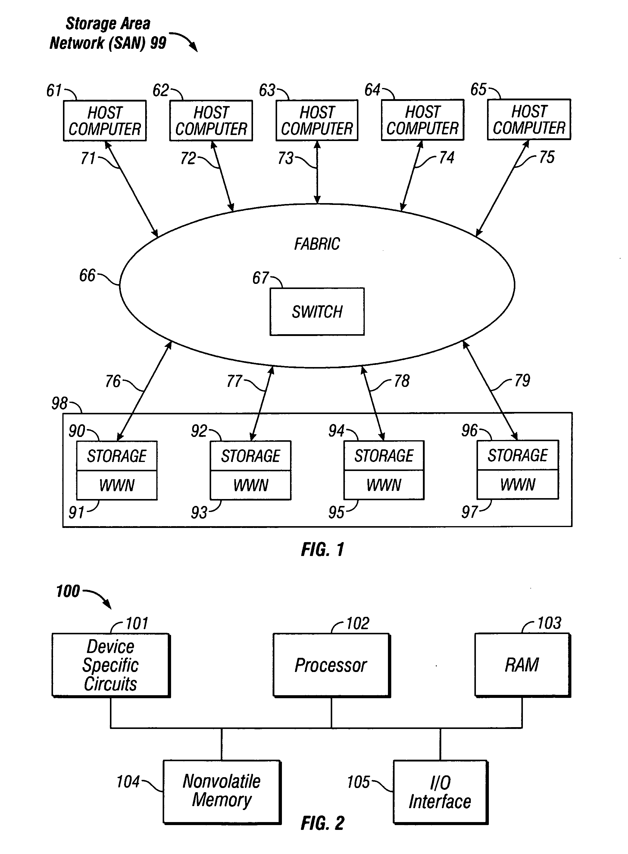 Persistent worldwide names assigned to removable media storage