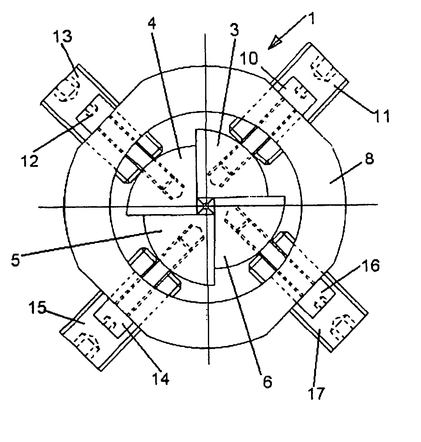 Micro beam collimator having an iris like capillary for compressing beams