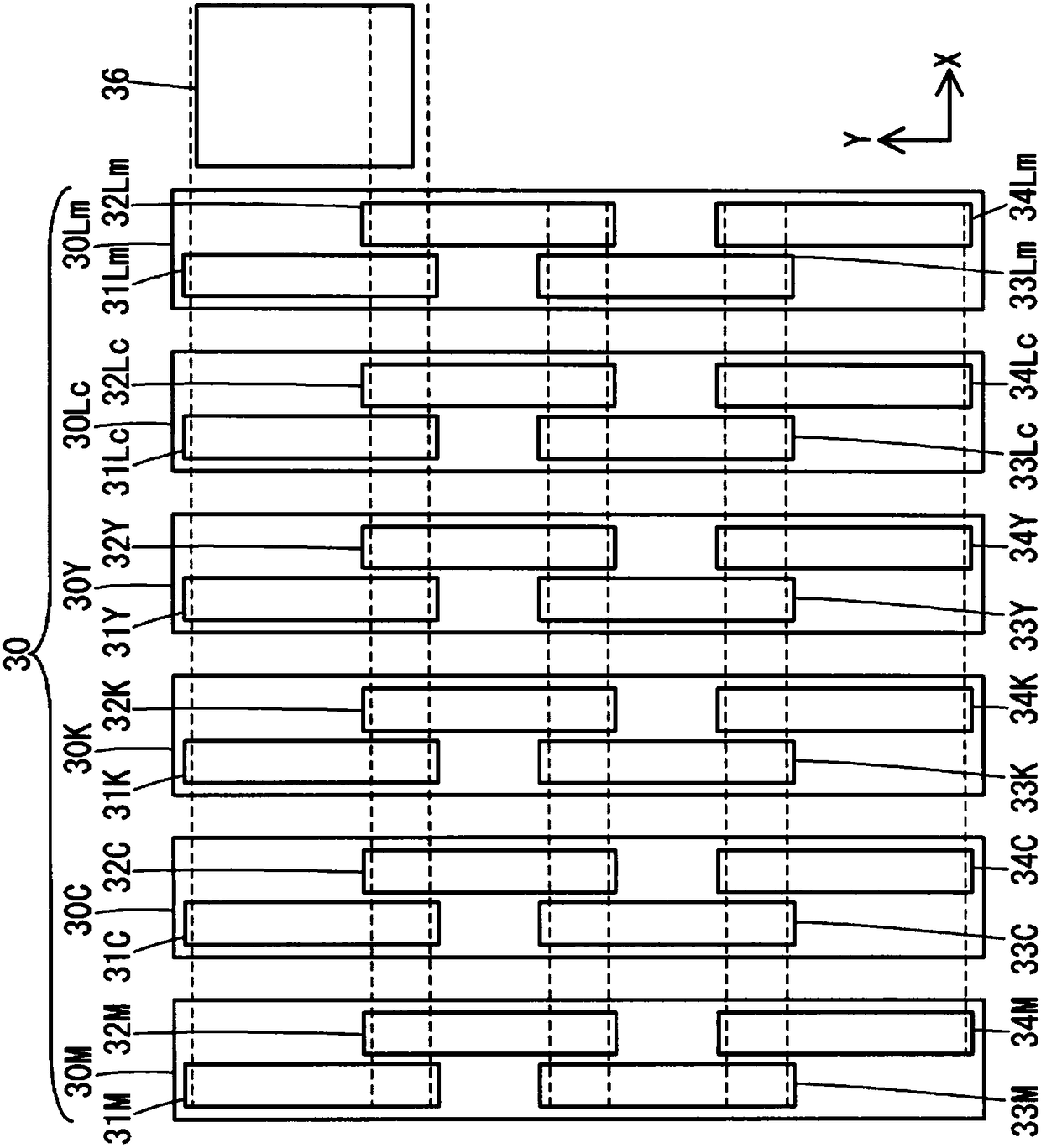 Test pattern creation method, test pattern, printing apparatus, and storage medium