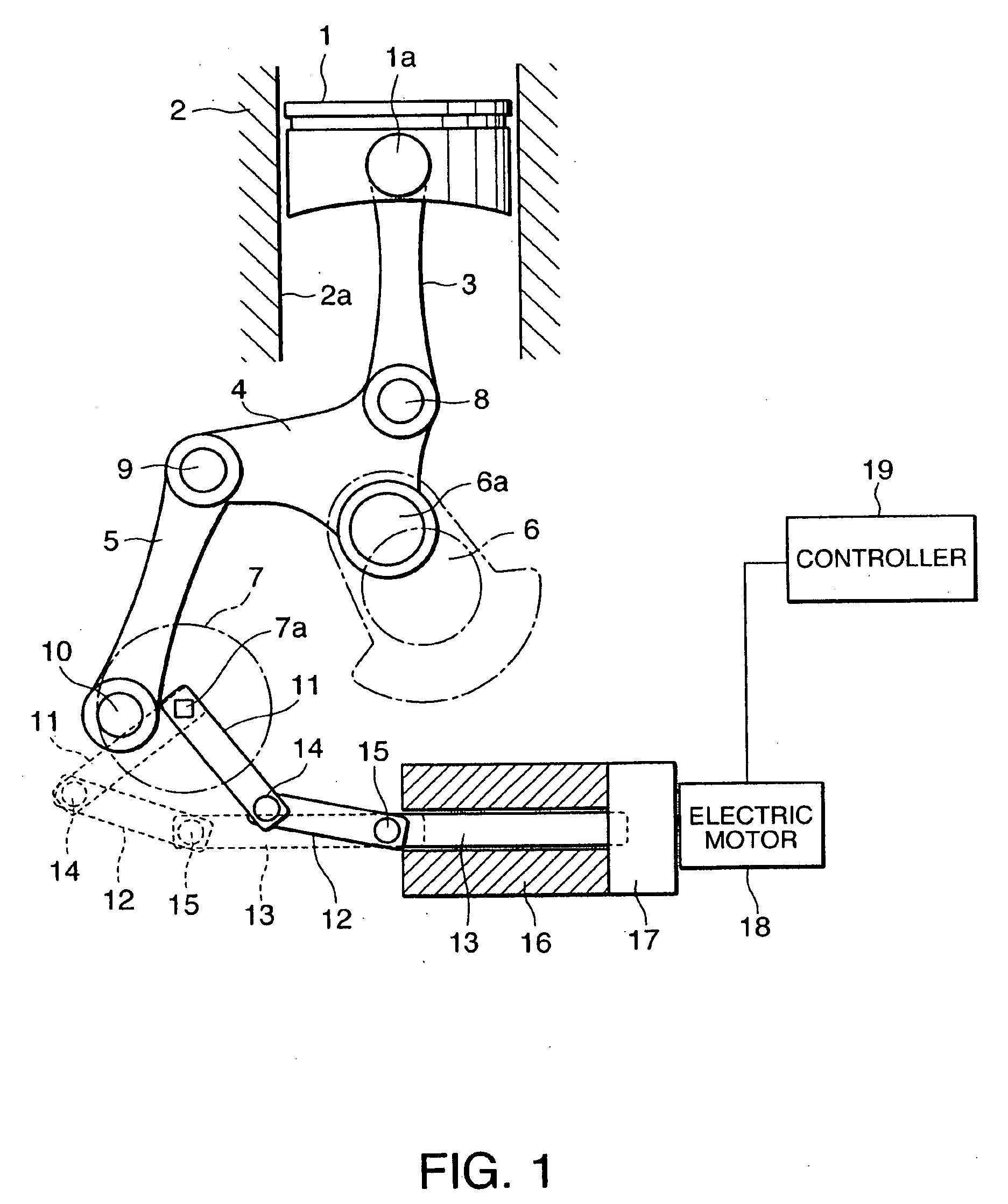 Variable compression ratio device for internal combustion engine