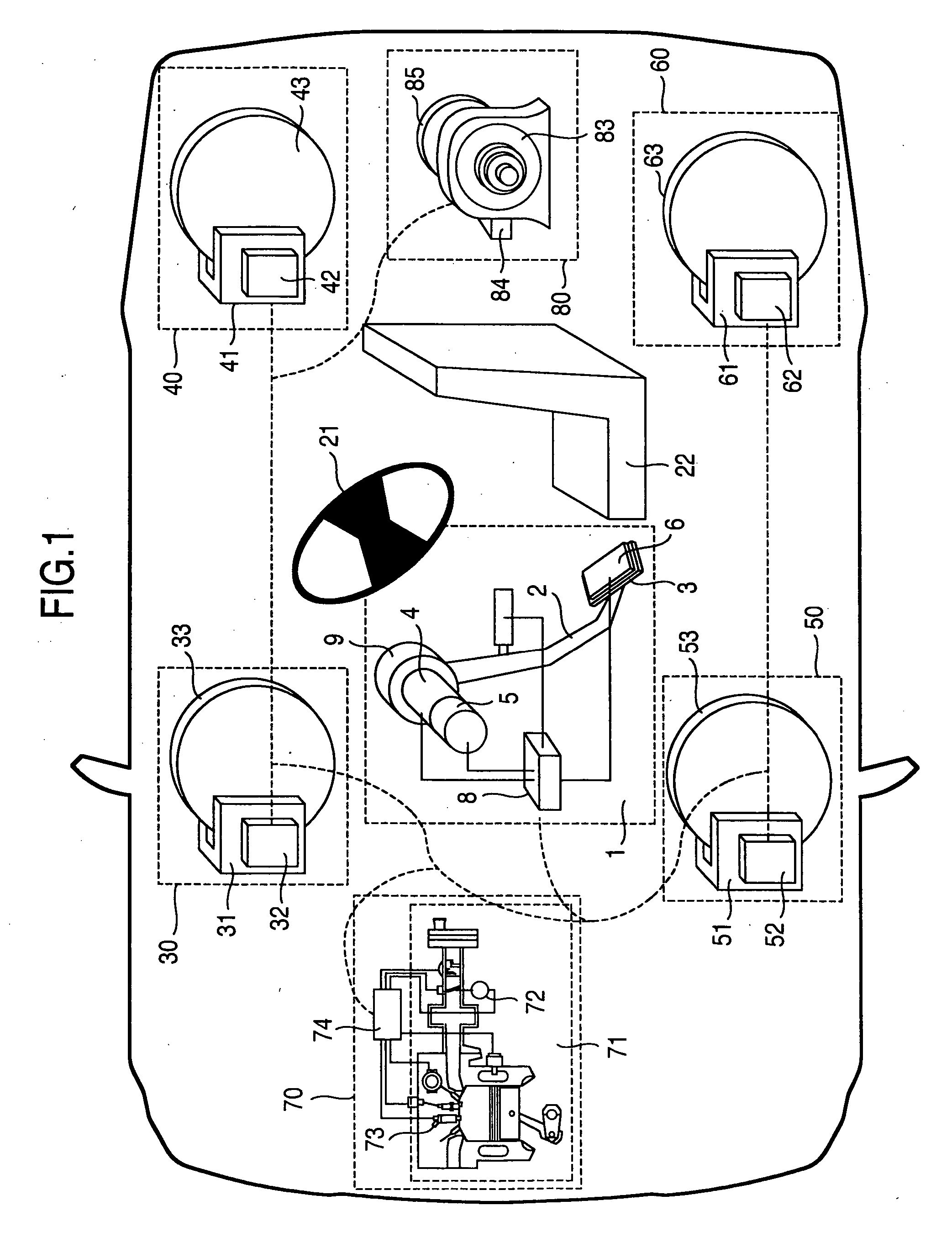 Pedal system and vehicle with the pedal system