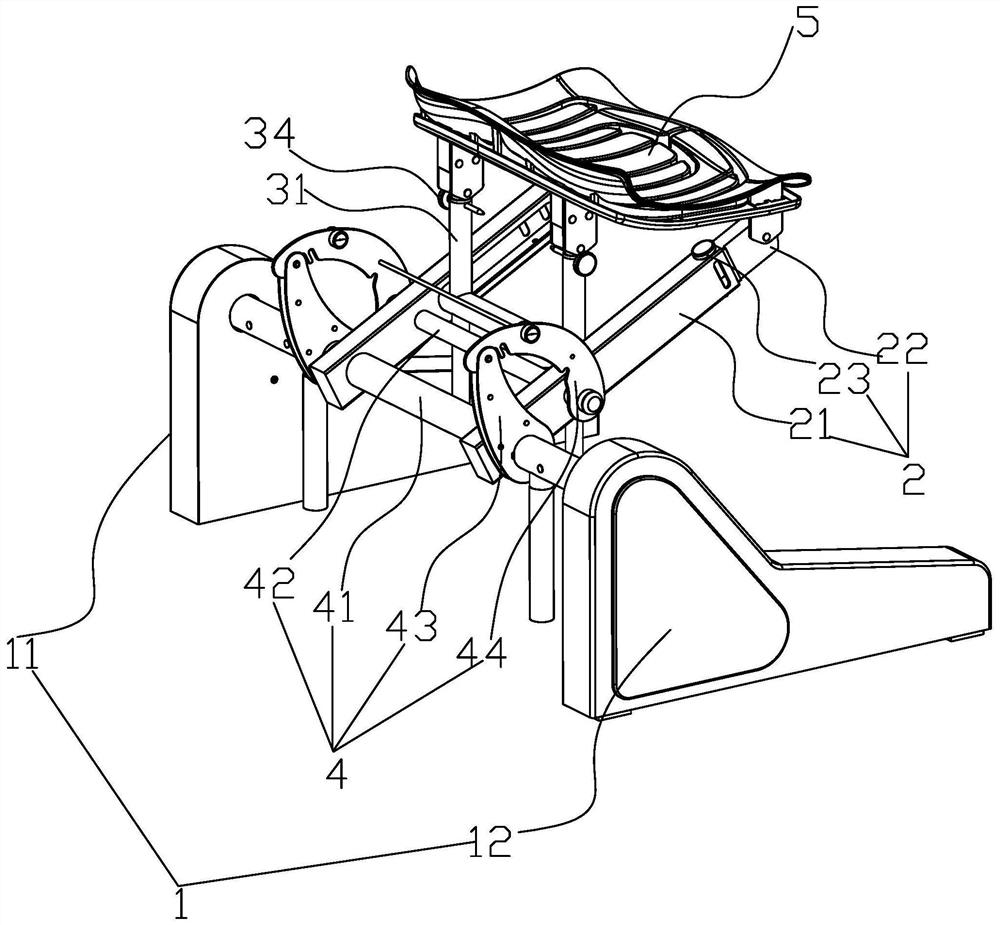 Cantilever type telescopic folding shower chair