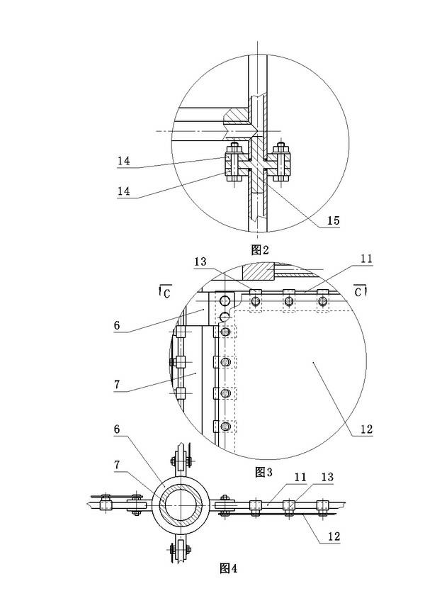 Large-wind sail vertical rotation type wind power generation tower