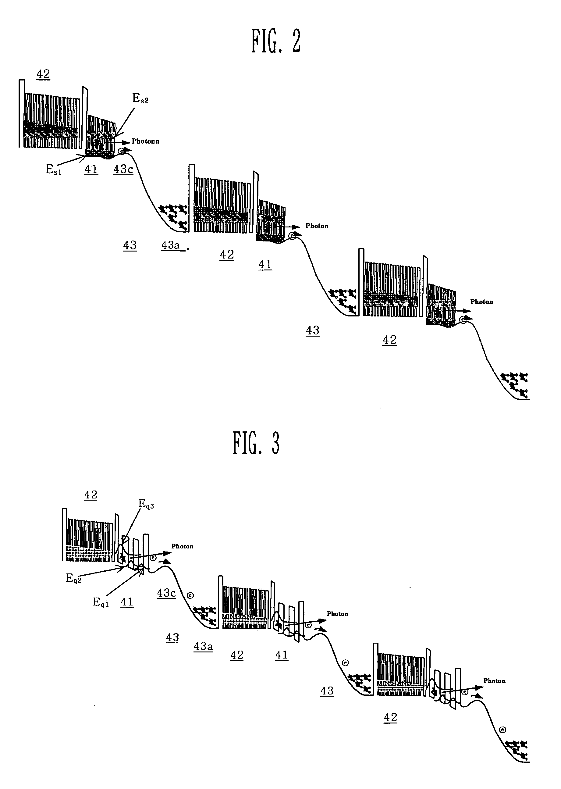 Avalanche quantum intersubband transition semiconductor laser