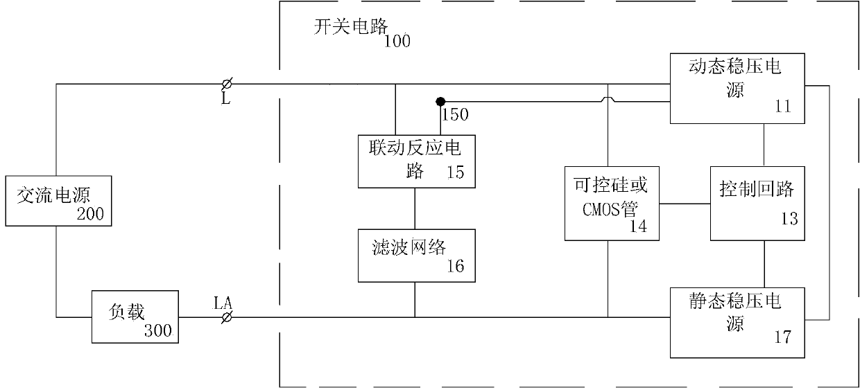 Switching circuit capable of reducing electromagnetic interference