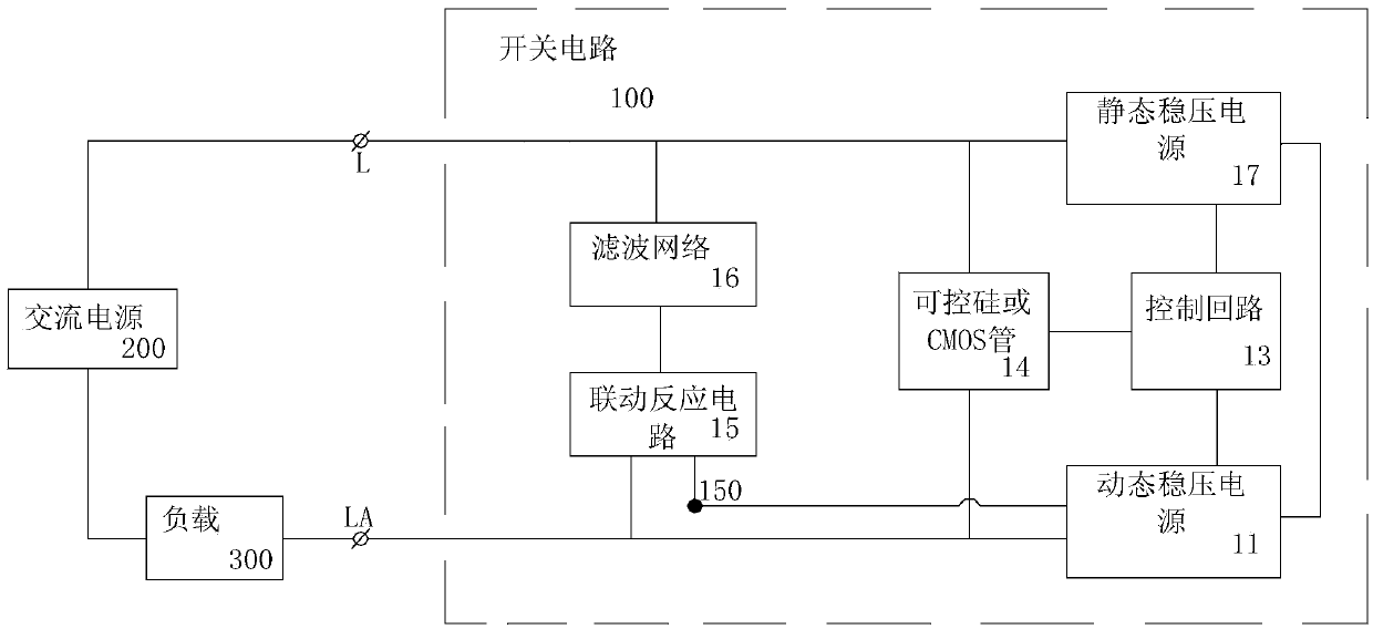 Switching circuit capable of reducing electromagnetic interference