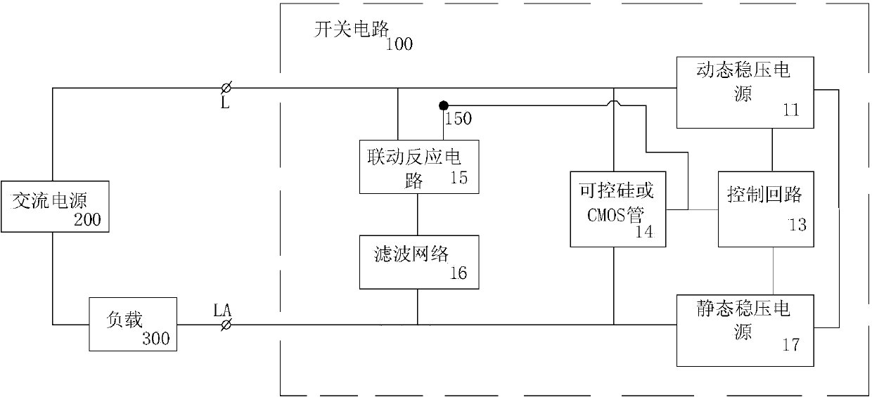 Switching circuit capable of reducing electromagnetic interference