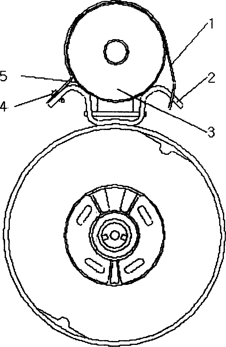 Fixing device of compressor liquid-storage cylinder