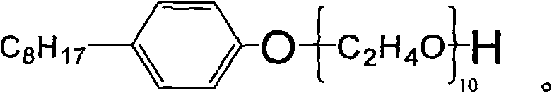 Degreasing agent for permanent magnet material