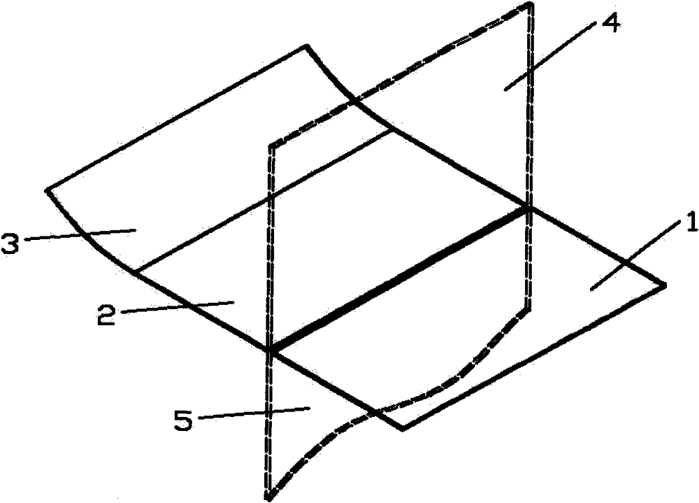 Curved surface light-harvesting type sunshading lighting board