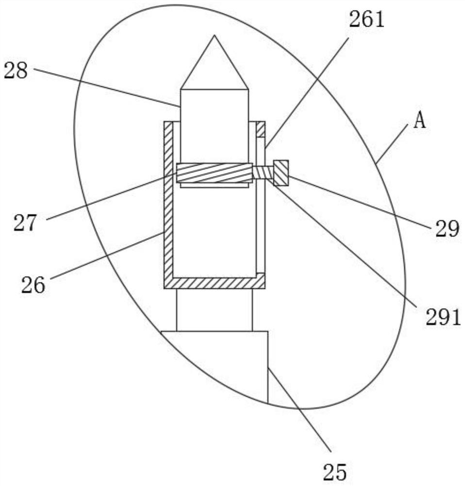 Iron metal pipe positioning and cutting device and working method thereof