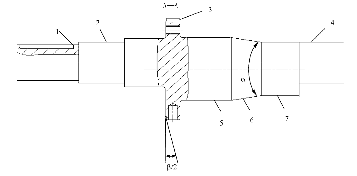 Crystallizer-oscillated eccentric mechanism without radial clearance