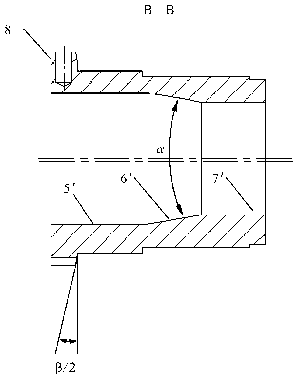 Crystallizer-oscillated eccentric mechanism without radial clearance