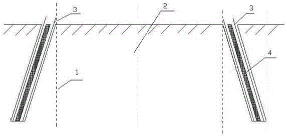 High-frequency interference protection ground electrode and its embedding method