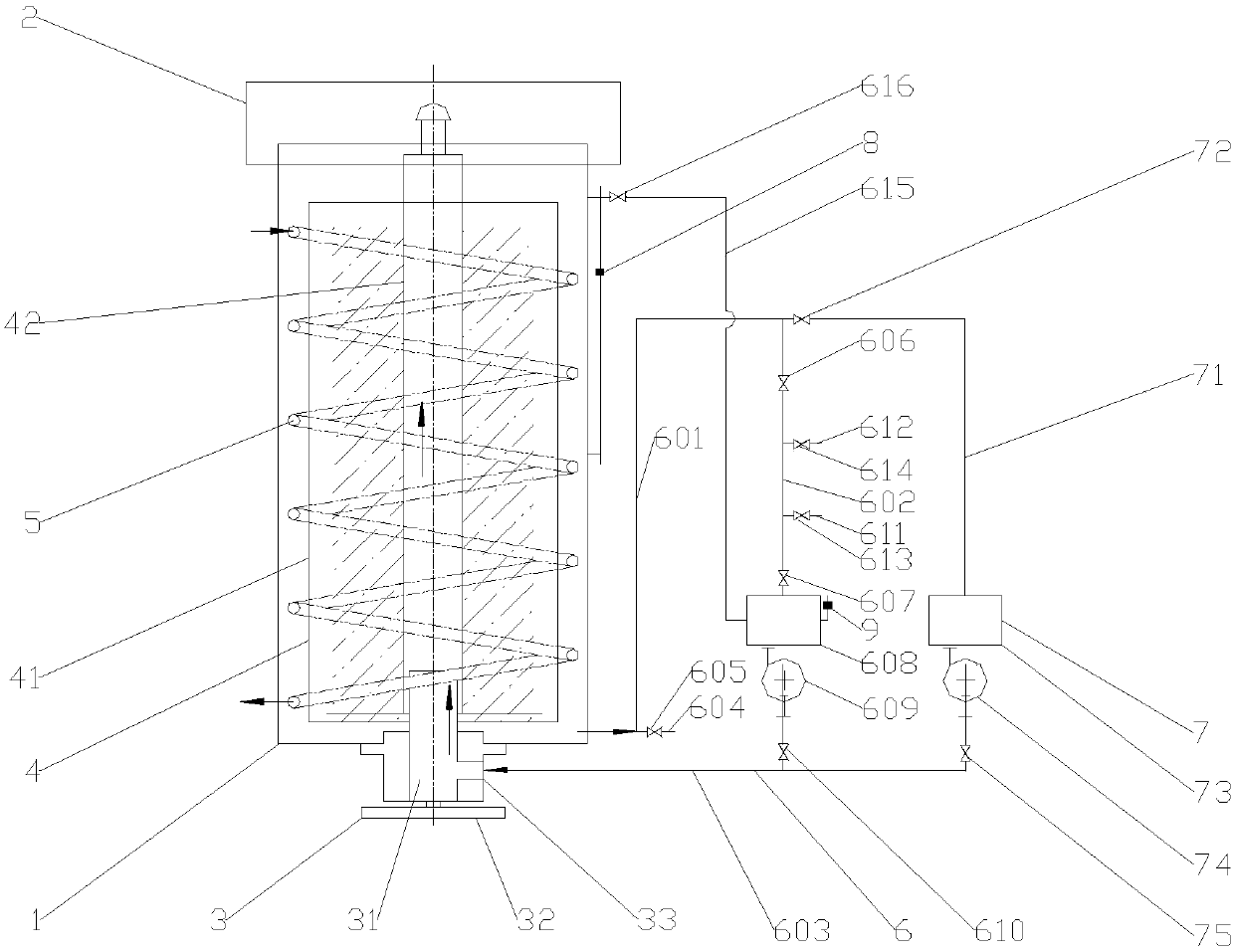 Cheese dyeing and dehydrating device, equipment using same and method of use thereof