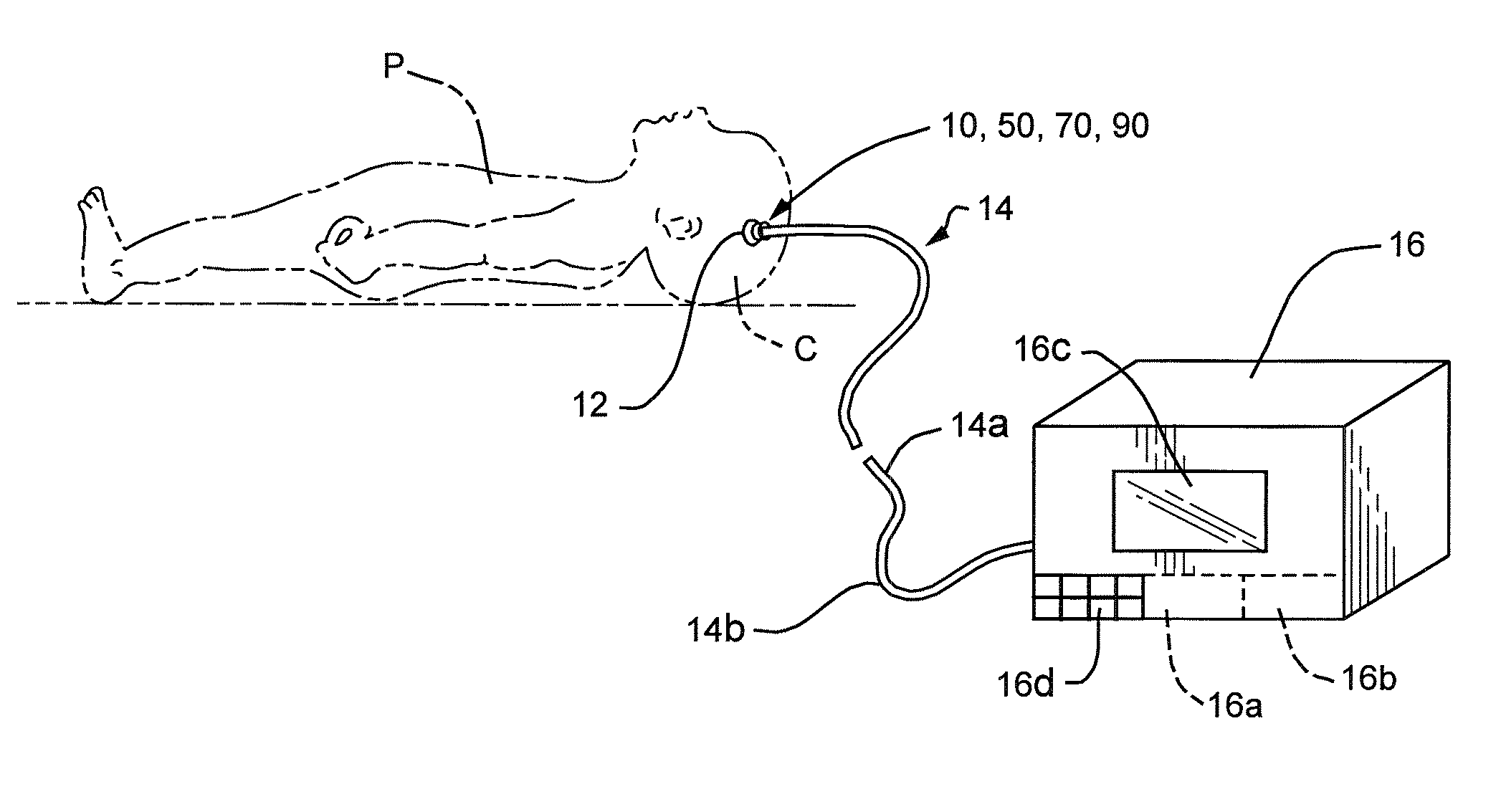 Dual mode intracranial temperature detector