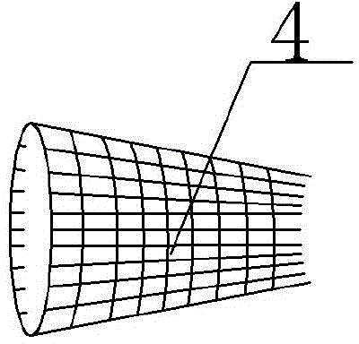 Monopterus albus capturing cage with butterfly-shaped inverted whiskers