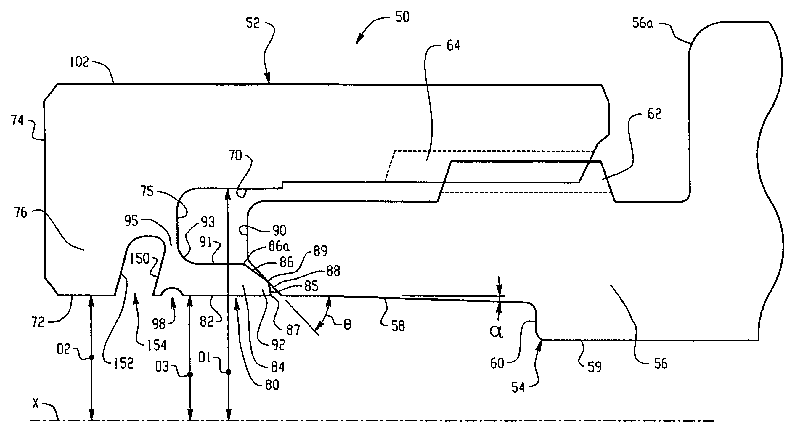 Fitting with separable gripping device for pipe and tube