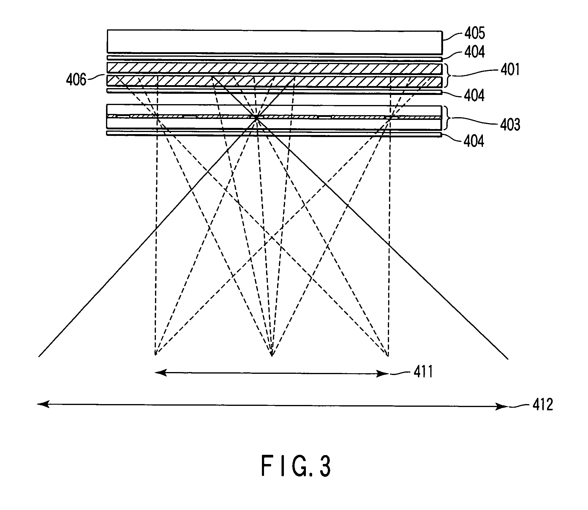 Apparatus displaying three-dimensional image