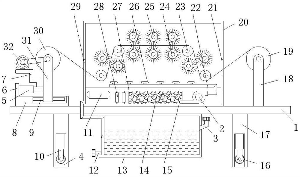 Textile fabric winding device