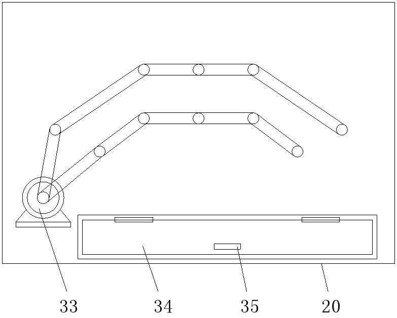 Textile fabric winding device