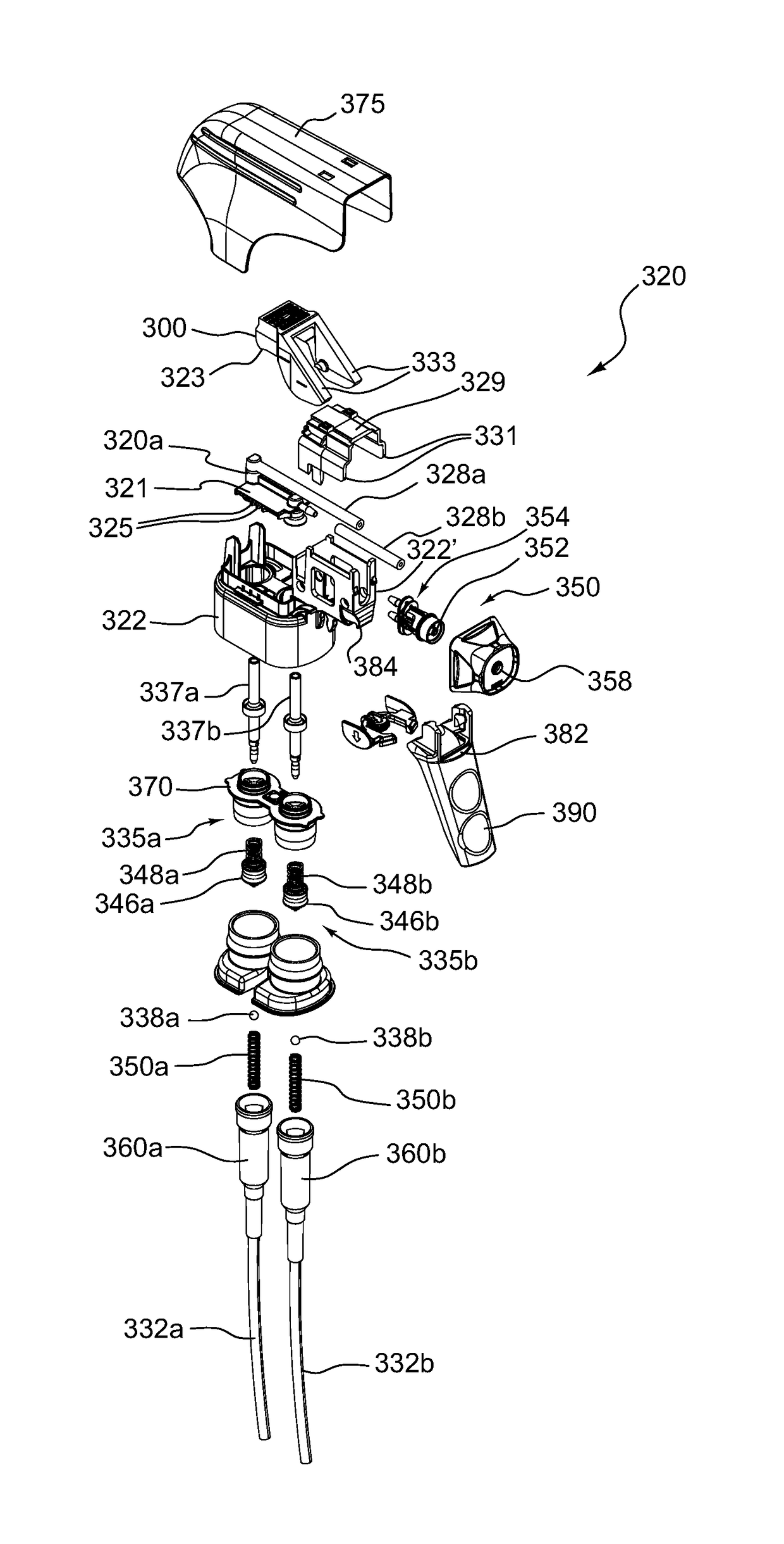 Dual chamber spray dispenser