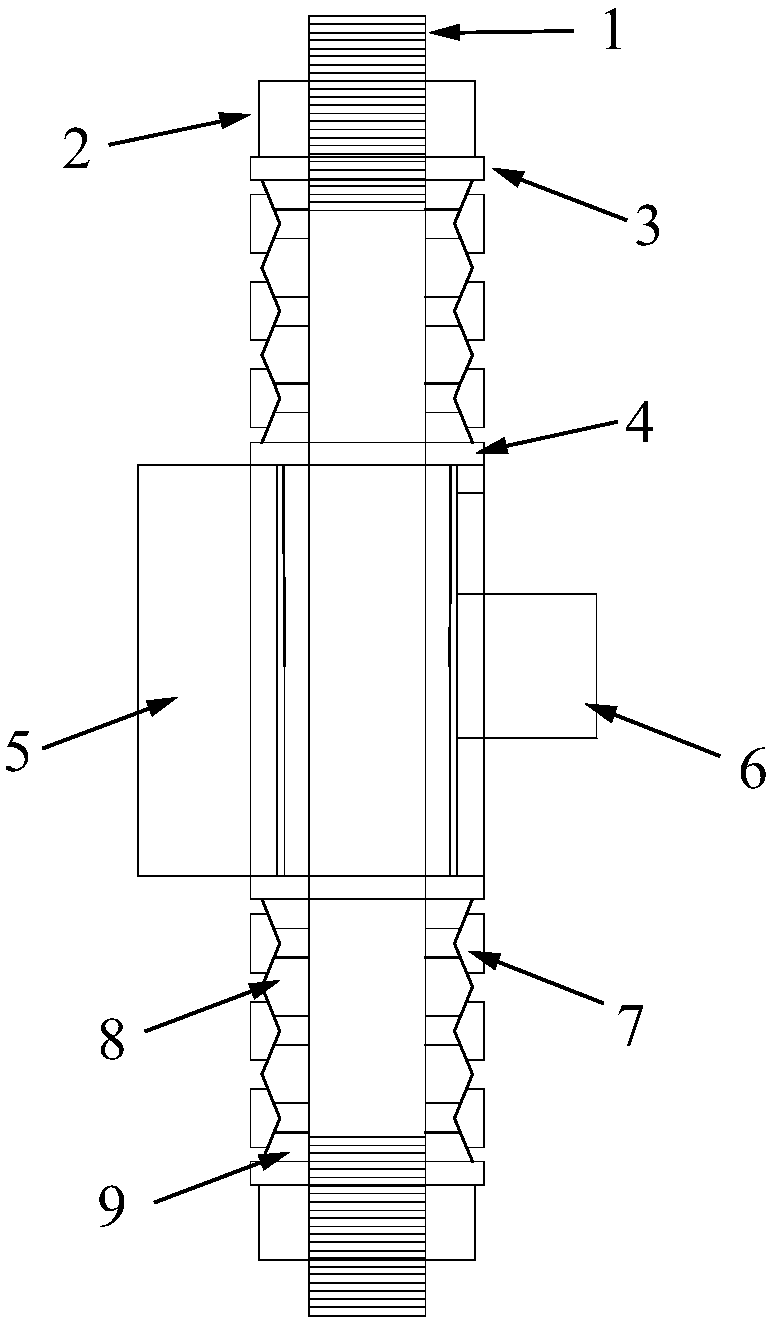 Earthquake non-loss and self-resetting energy-dissipation device for swing core