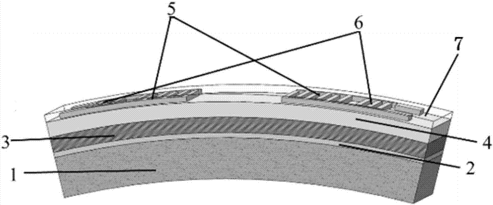 Flexible magnetic field measurement device and manufacturing method