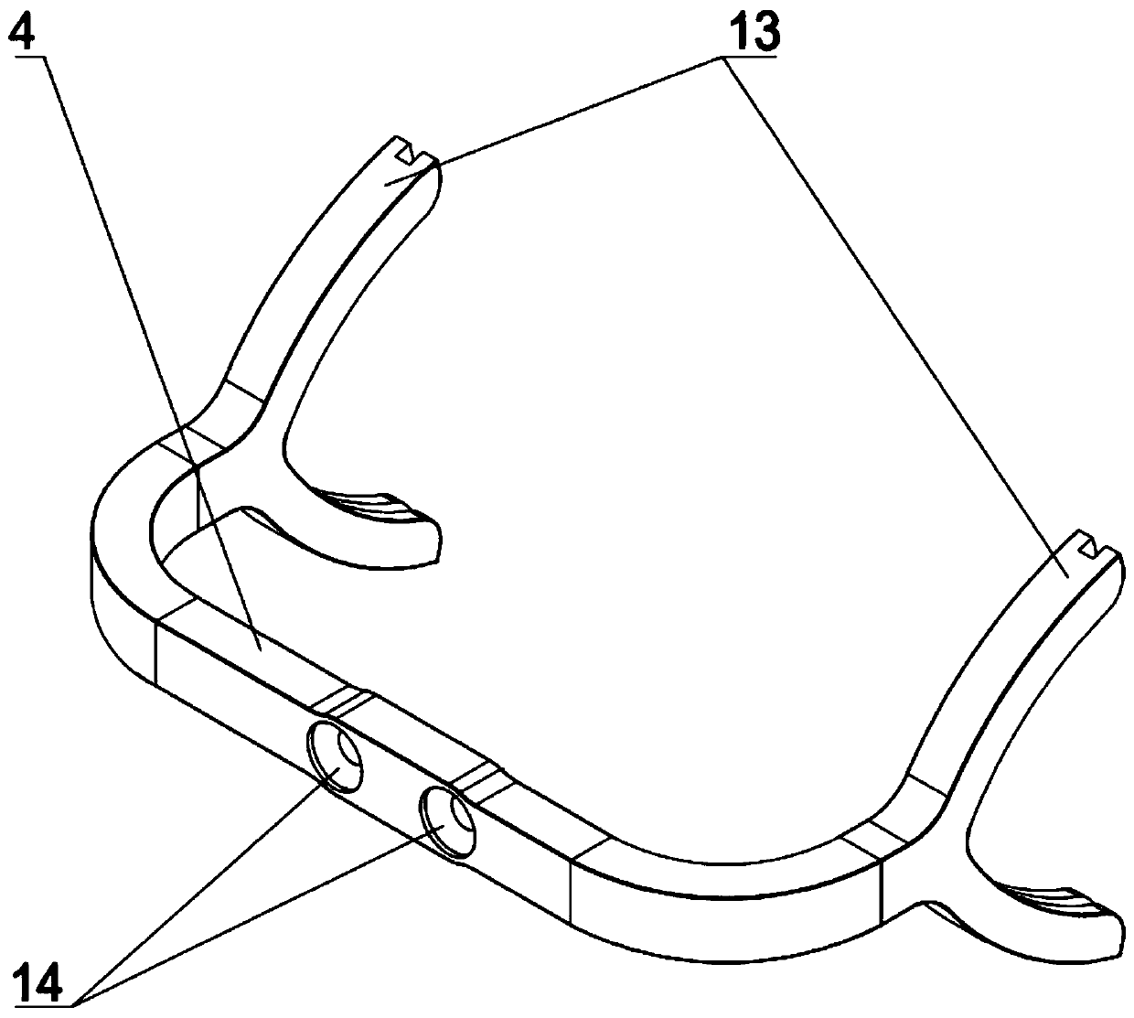 Fixing support capable of realizing automatic holding