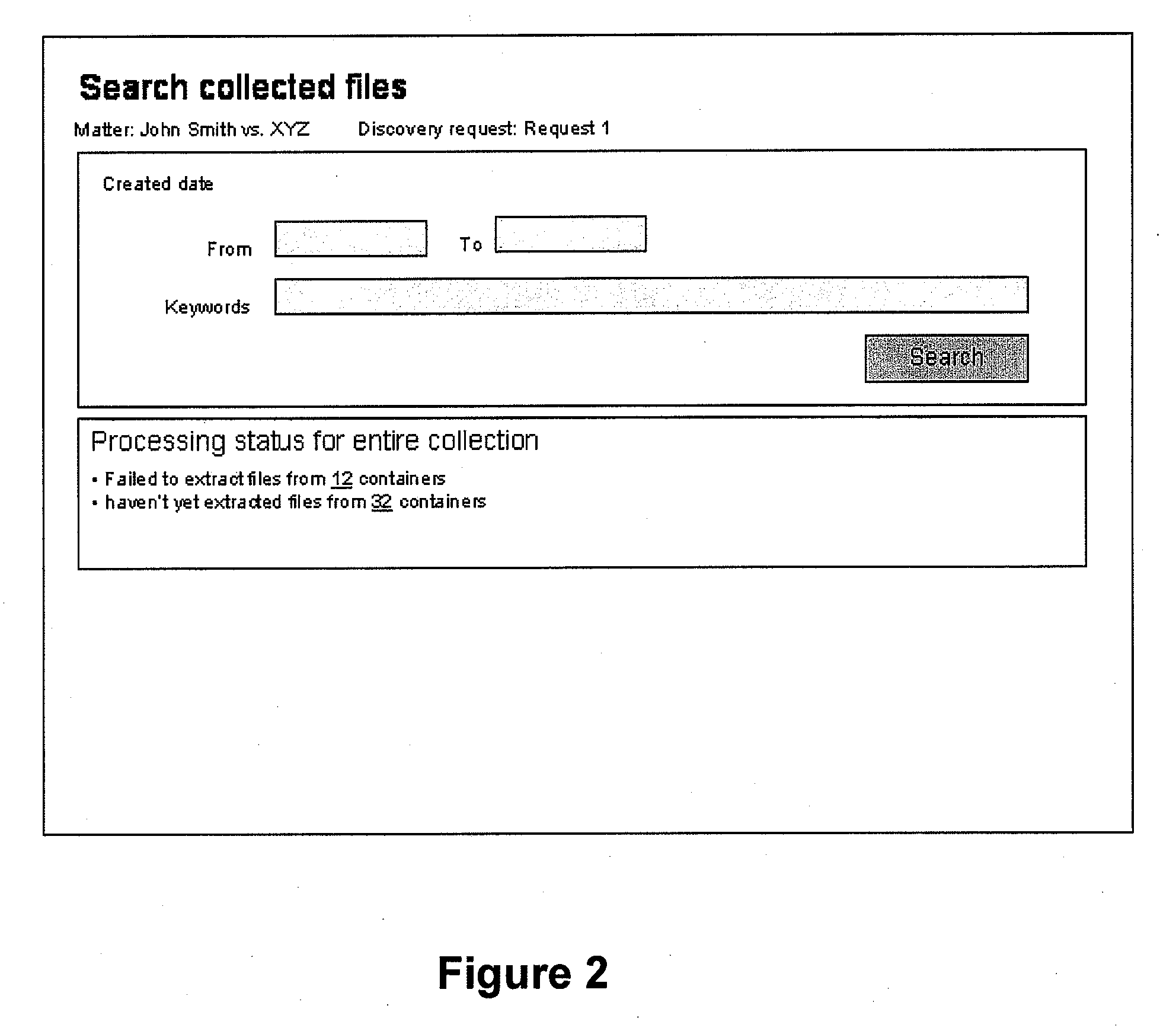 Providing collection transparency information to an end user to achieve a guaranteed quality document search and production in electronic data discovery