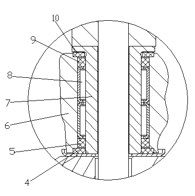 Motorcycle bottom fork mounting assembly and motorcycle thereof