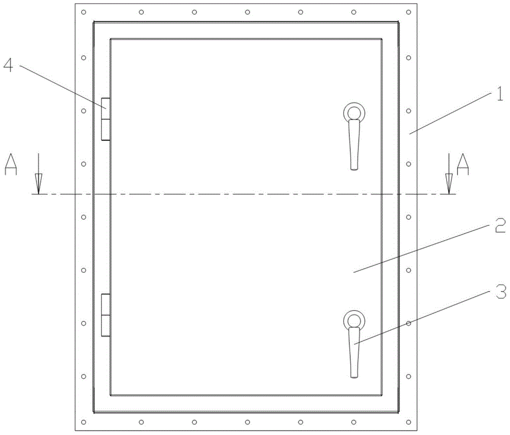 Automotive paint system pipeline access door