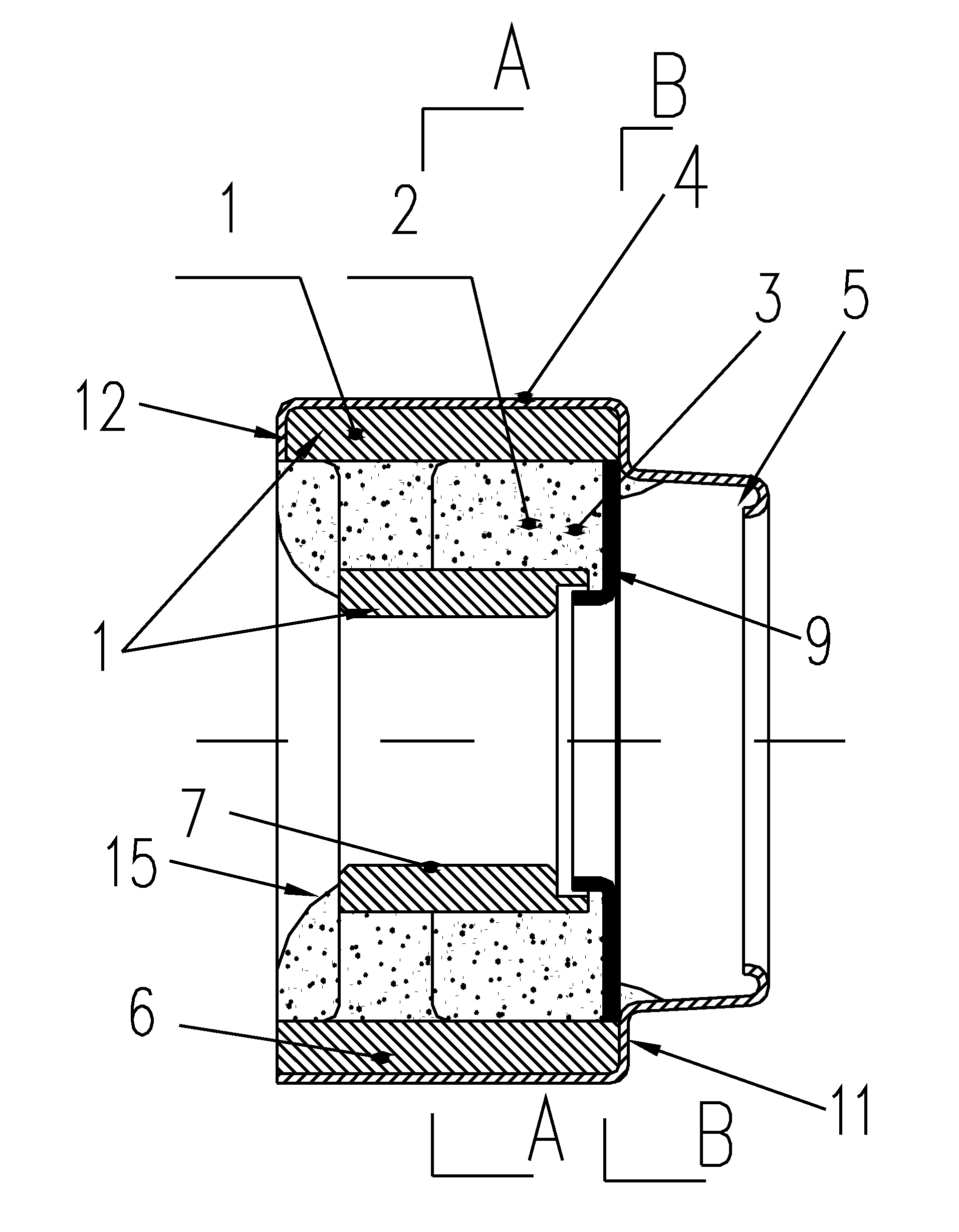 Self-lubricating bearing system and motor comprising the same